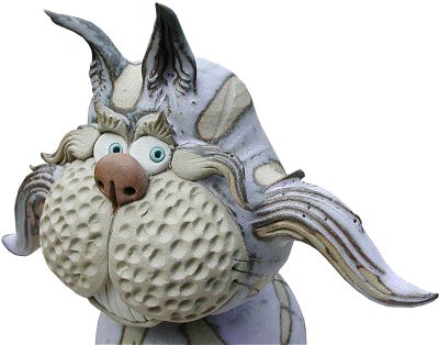  Attitude Cat - seated 