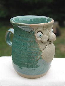  Face Mug - half pint grumpy 