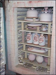  kiln contents before firing 