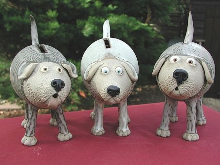  pottery dogs 